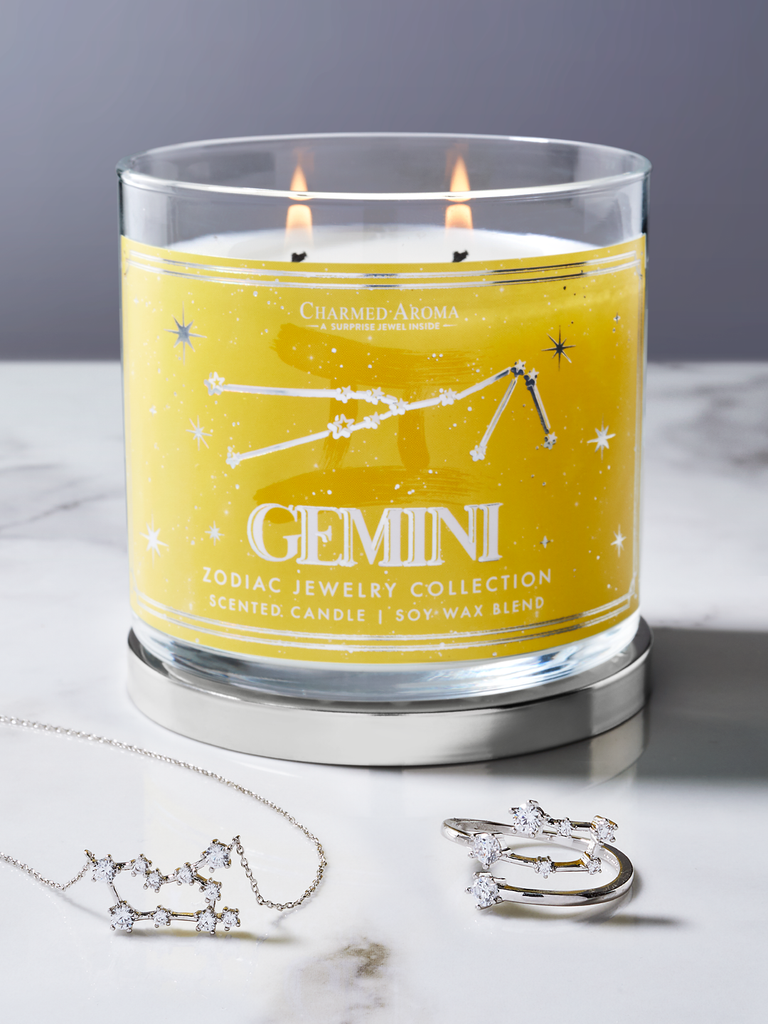 Gemini Zodiac Candle - Gemini Jewelry Collection
