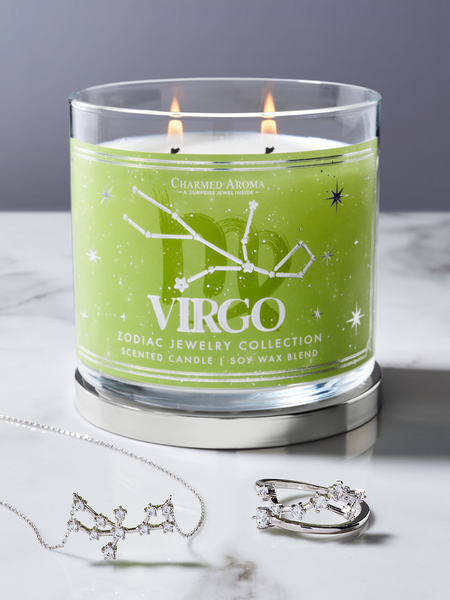 Virgo Zodiac Candle - Virgo Jewelry Collection