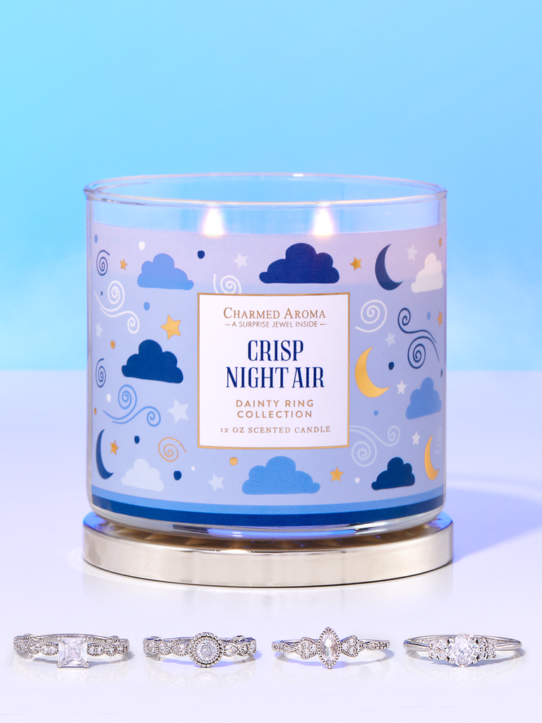 Crisp Night Air Candle - Dainty Ring Collection