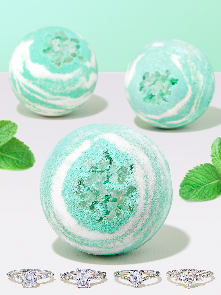 Eucalyptus Mint Bath Bomb - Ring Collection