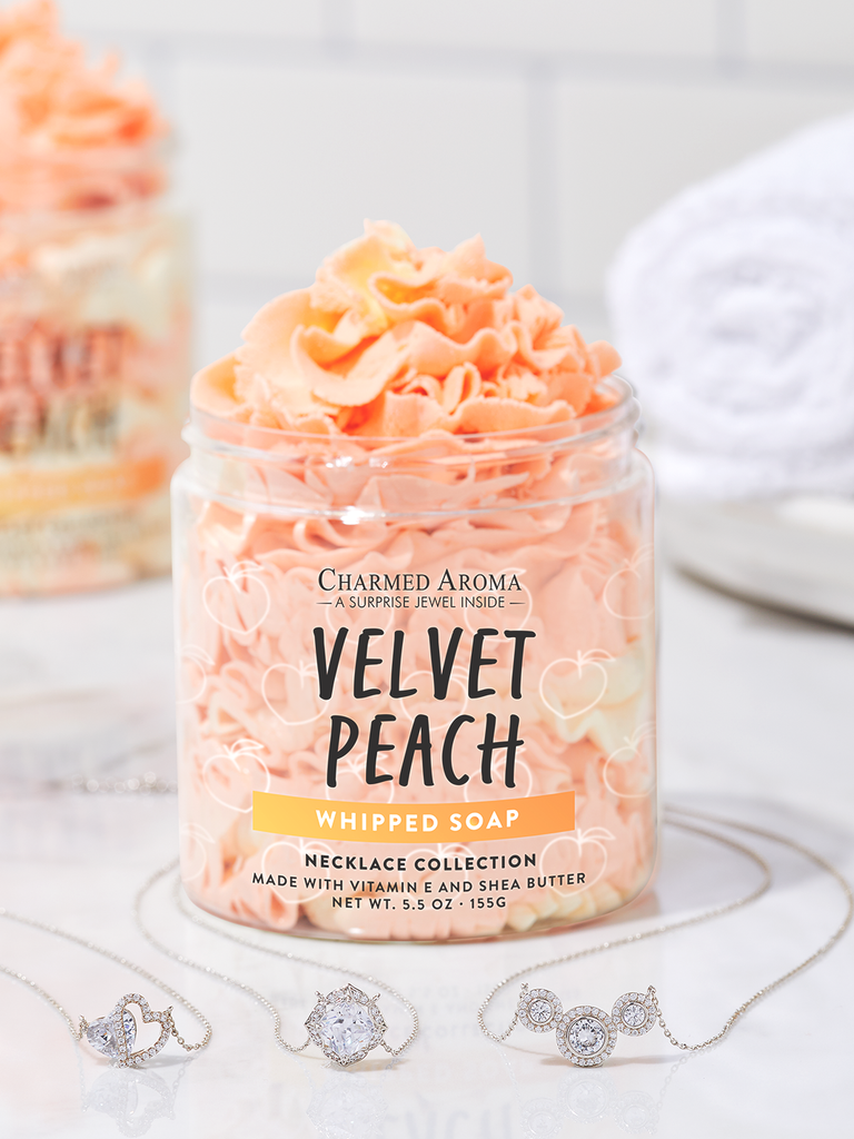 Velvet Peach Whipped Soap - Necklace Collection