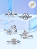 Let it Snow Candle - 925 Sterling Silver Snowflake Ring Collection