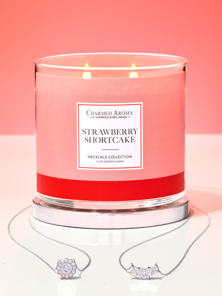 Strawberry Shortcake Candle - Necklace Collection