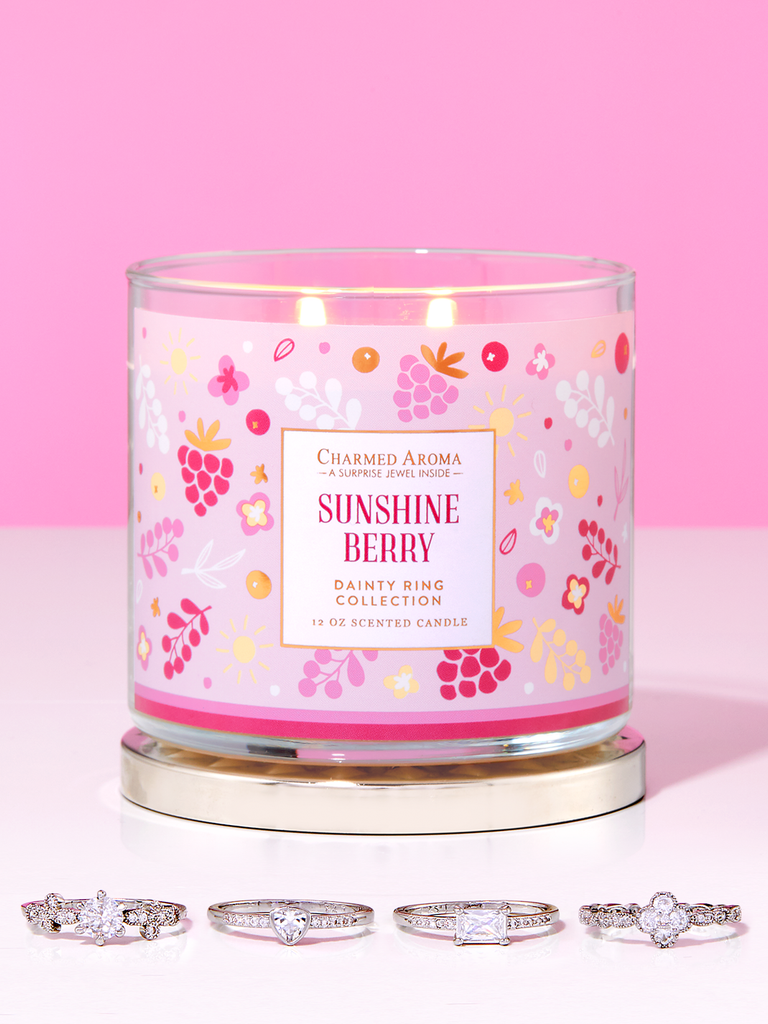 Sunshine Berry Candle - Dainty Ring Collection