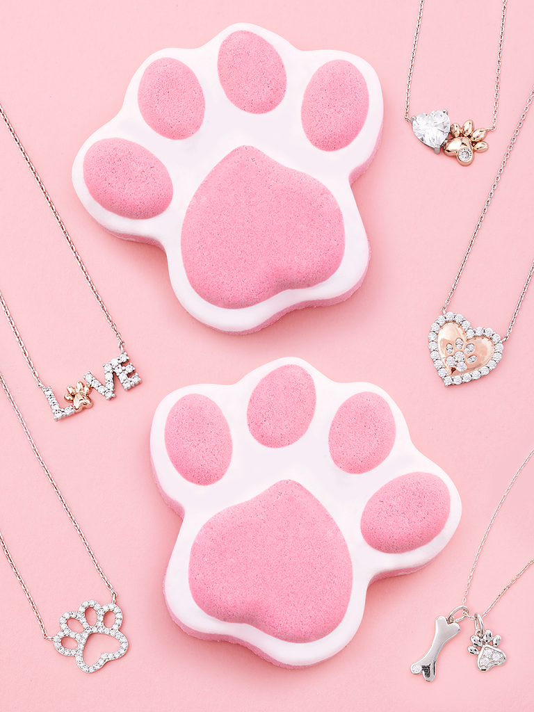 Paw Bath Bomb - Paw Necklace Collection