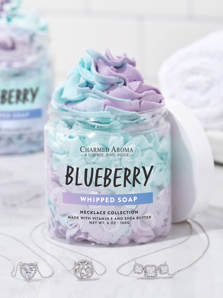 Blueberry Whipped Soap - Necklace Collection